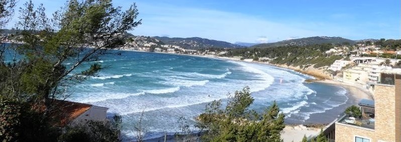 La plage  3mn  pied